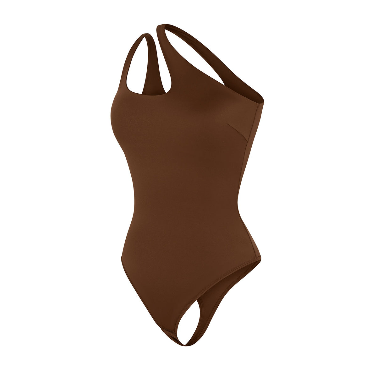 Power Curve One-Shoulder Bodysuit