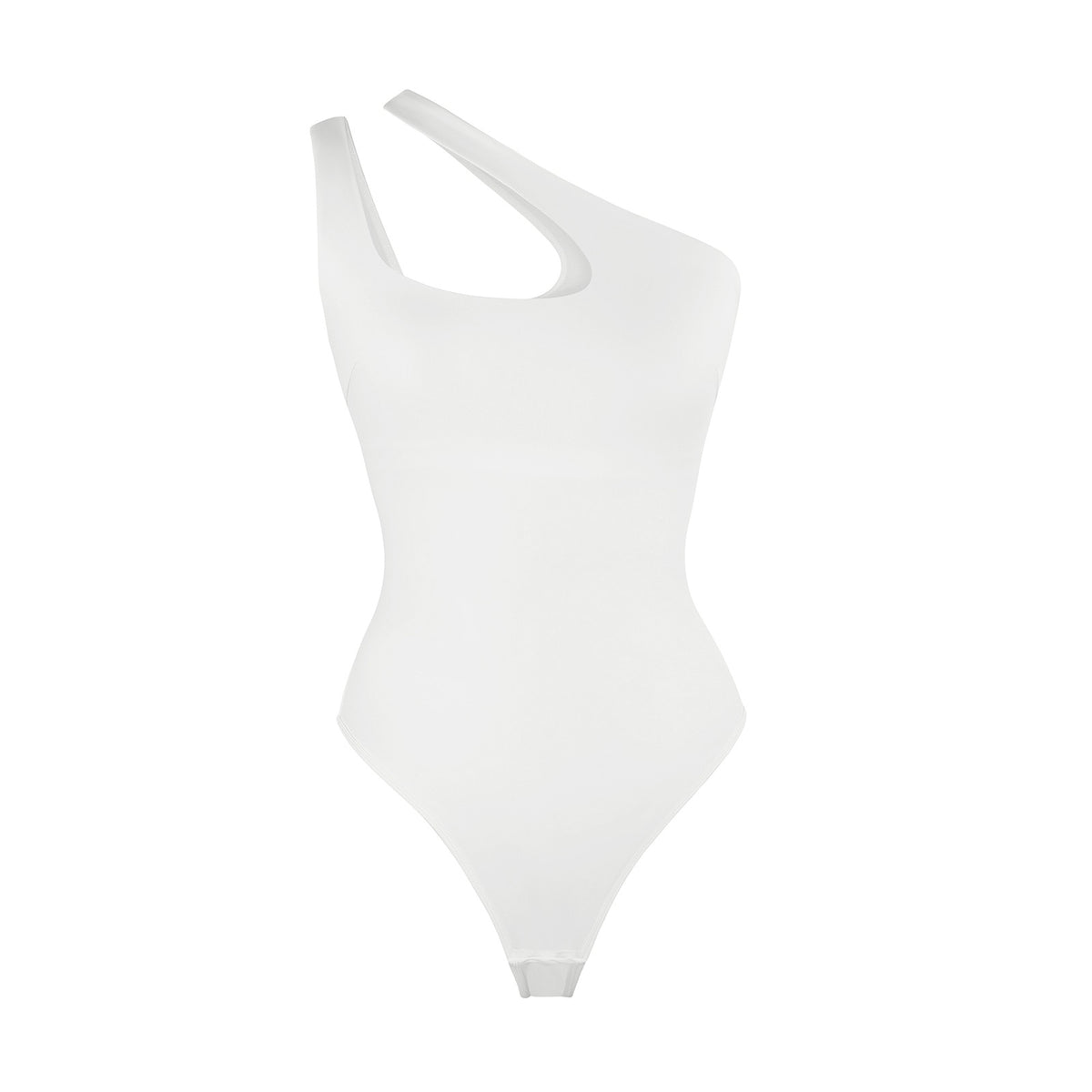 Power Curve One-Shoulder Bodysuit